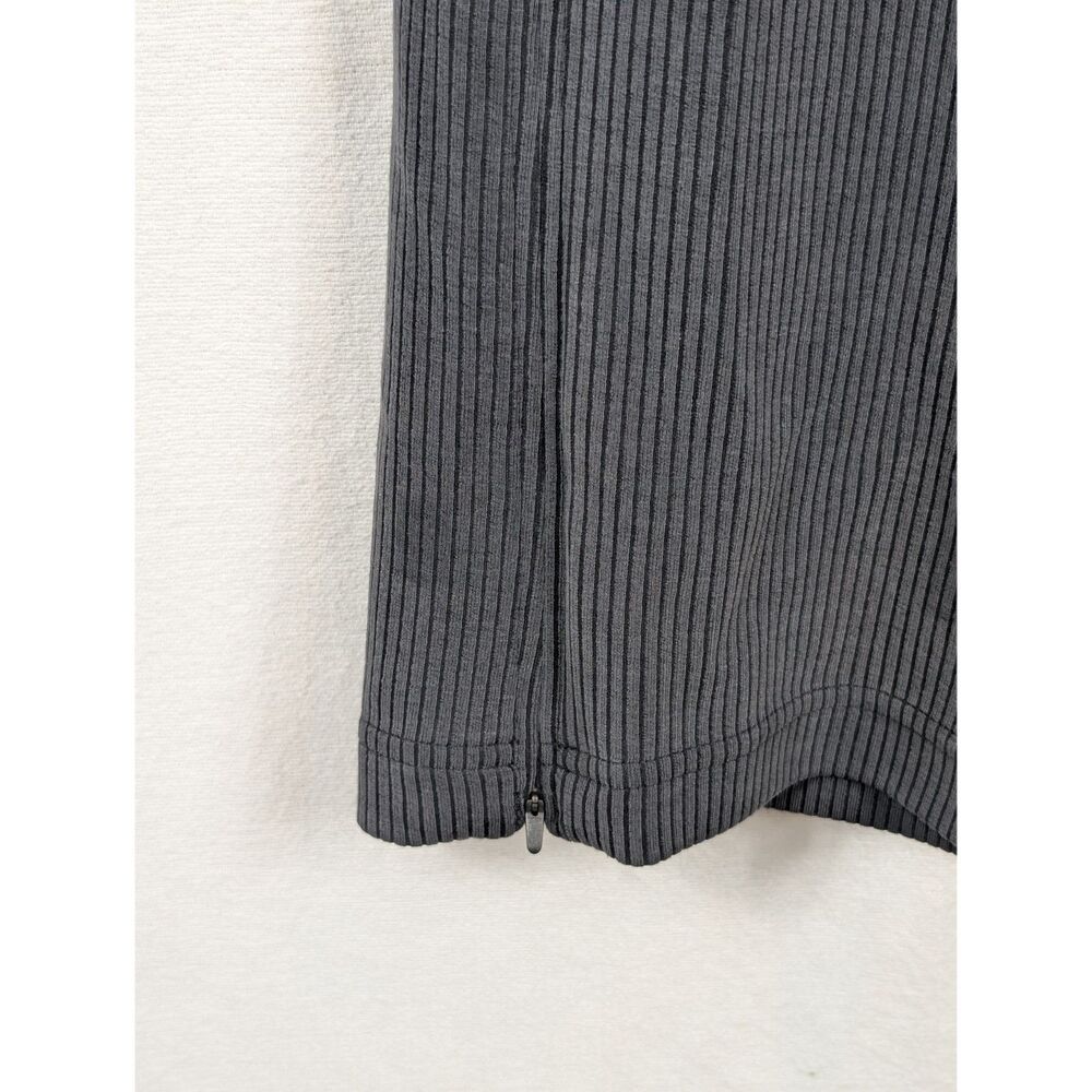 Lululemon Ribbed Softstreme Side Zip Pants Gray Women's Size 10 - Picture 6 of 13